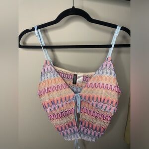 Women’s Divided H&M colorful tank top, size M